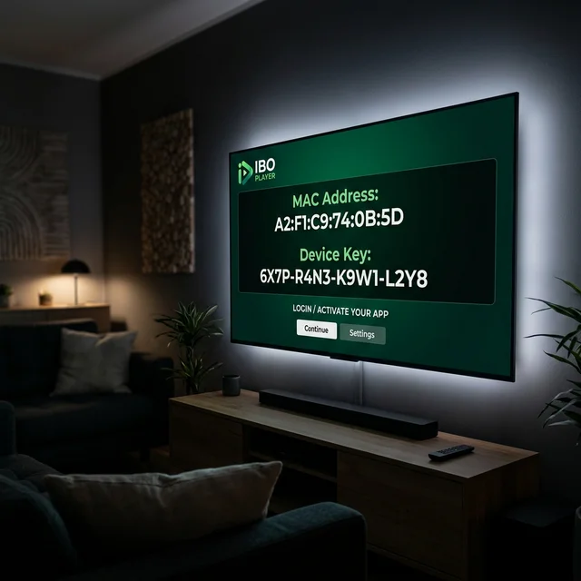 IBO Player IPTV setup guide screenshot