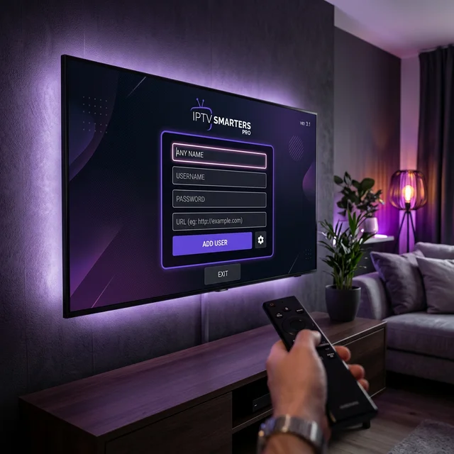 IPTV Smarters Pro setup guide screenshot