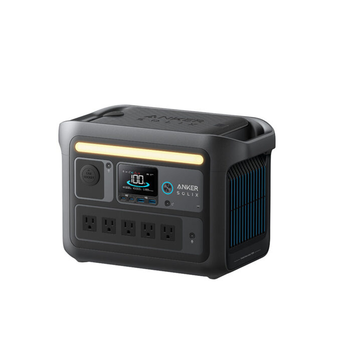 Anker SOLIX C800X 768Wh/1200W Portable Power Station w/ Embedded Camping Light