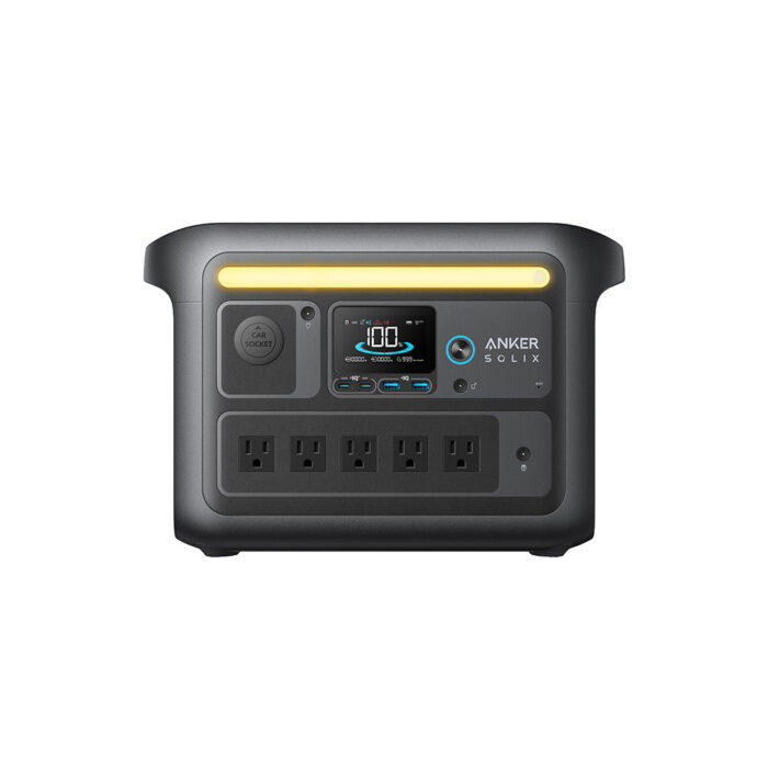 Anker SOLIX C800X 768Wh/1200W Portable Power Station w/ Embedded Camping Light - Image 4