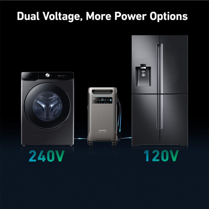 Anker SOLIX F3800 3840Wh | 6000W Portable Power Station w/ Double Power Hub - Image 5