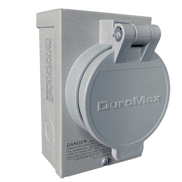 DuroMax XP50PB 50-Amp 12,500-Watt Non-Metallic Power Inlet Box - Image 3