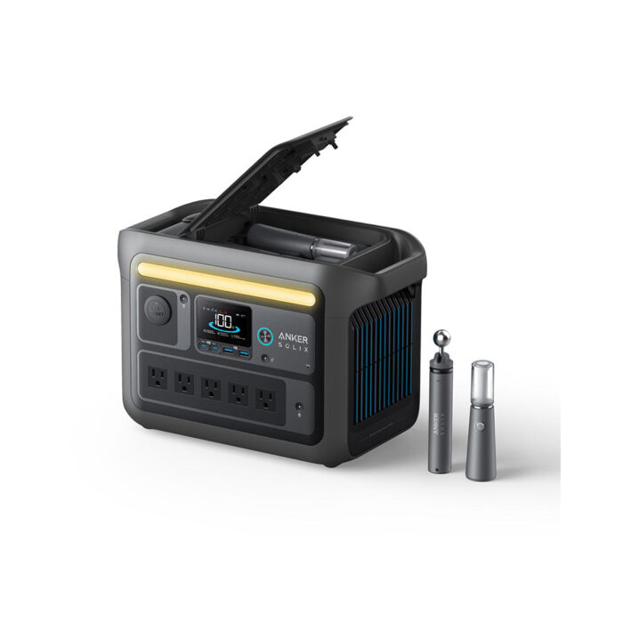 Anker SOLIX C800X 768Wh/1200W Portable Power Station w/ Embedded Camping Light - Image 15