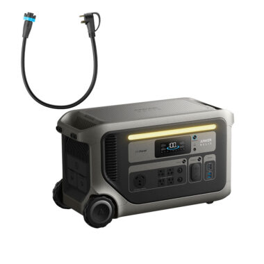 Anker SOLIX F3000 3072Wh Power Station w/TT-30 Generator Cable