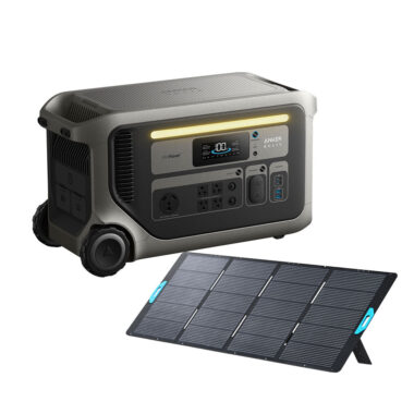 Anker SOLIX F3000 3072Wh Portable Power Station w/ Portable Solar Panel