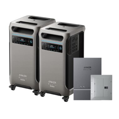 Anker 3840Wh SOLIX F3800 Plus 2 w/ Home Panel Kit, Sub Panel