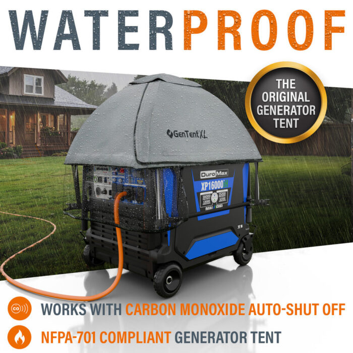 GenTent GTXICSMSBK XL Inverter Kit Reliable Outdoor Protection - Black - Image 2