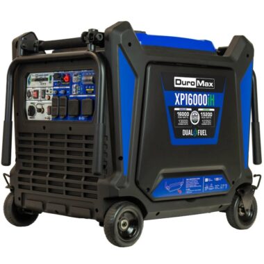 DuroMax XP16000iH 16,000 Watt Dual Fuel Portable Inverter Generator - Quiet, Low THD