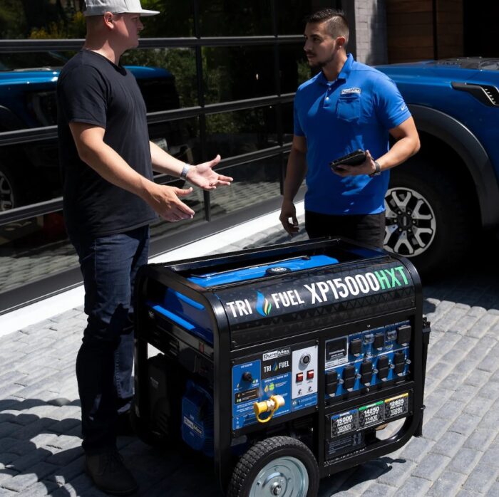 DuroMax XP15000HXT 15,000 Watt Electric Start Tri Fuel Portable Generator - Image 10