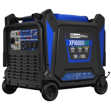 DuroMax XP16000iHT 16,000 Watt Tri Fuel Portable Inverter Generator - Quiet, Low THD