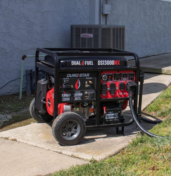 DuroStar DS13000MX 13,000W/10,500W 500cc Electric Start Dual Fuel Portable Generator w/ CO Alert - Image 12