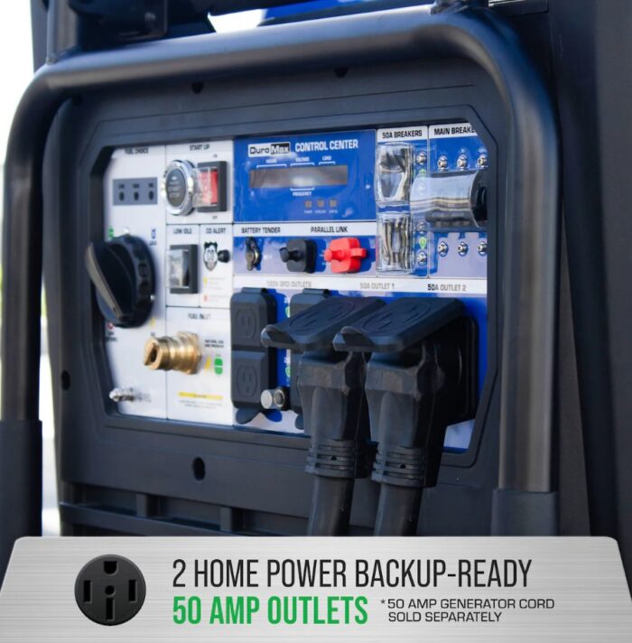 DuroMax XP16000iHT 16,000 Watt Tri Fuel Portable Inverter Generator - Quiet, Low THD - Image 8