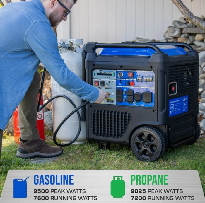 DuroMax XP9500iH 9,500 Watt Portable Dual Fuel Inverter Generator - Quiet, Low THD - Image 3