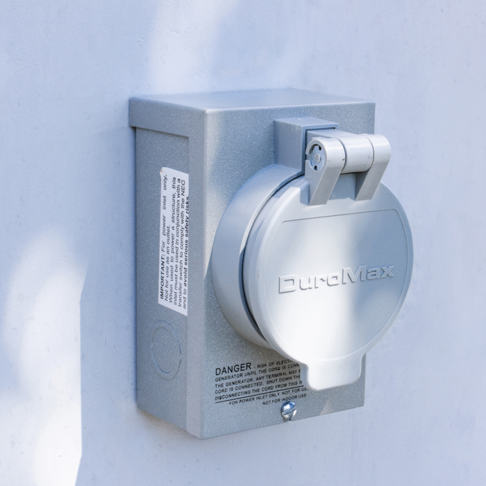 DuroMax XP50PB 50-Amp 12,500-Watt Non-Metallic Power Inlet Box - Image 10